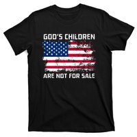 Gods Children Are Not For Sale Patriotic US Flag T-Shirt