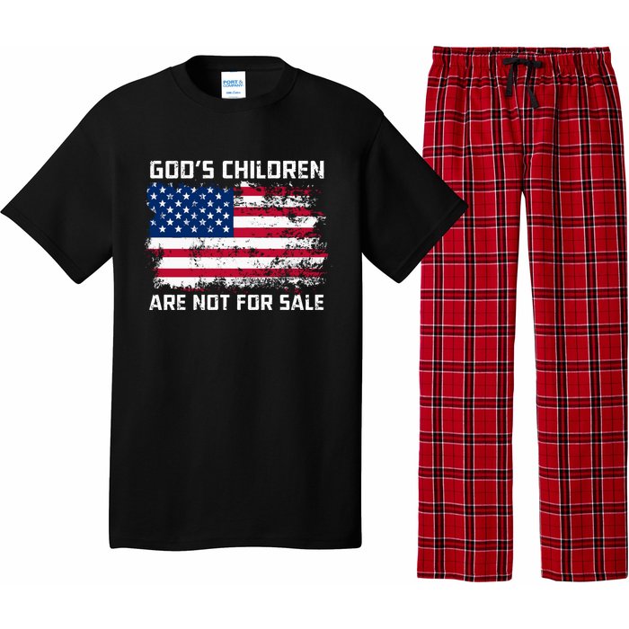 Gods Children Are Not For Sale Patriotic US Flag Pajama Set