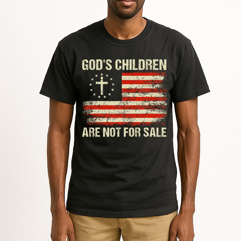 God's Children Are Not For Sale Funny Quote God's Children Tall T-Shirt