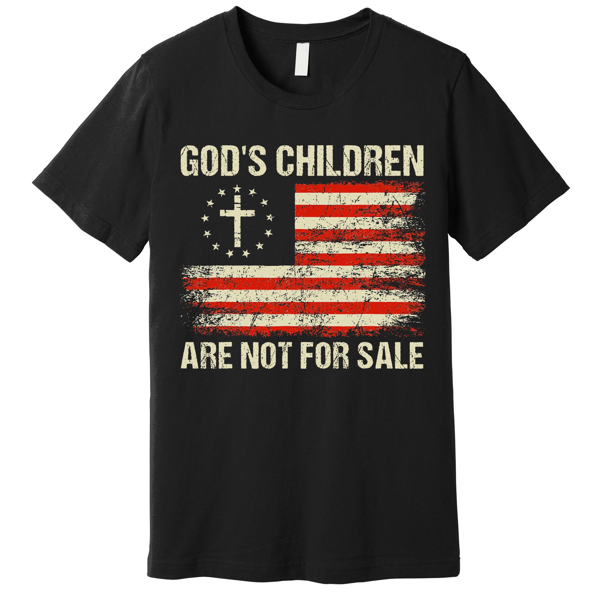 God's Children Are Not For Sale Funny Quote God's Children Premium T-Shirt