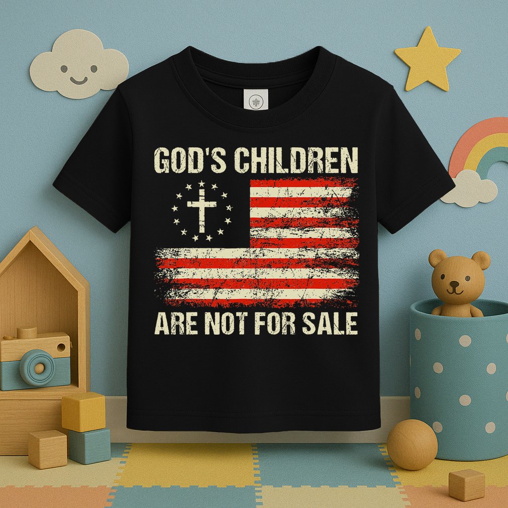 God's Children Are Not For Sale Funny Quote God's Children Toddler T-Shirt
