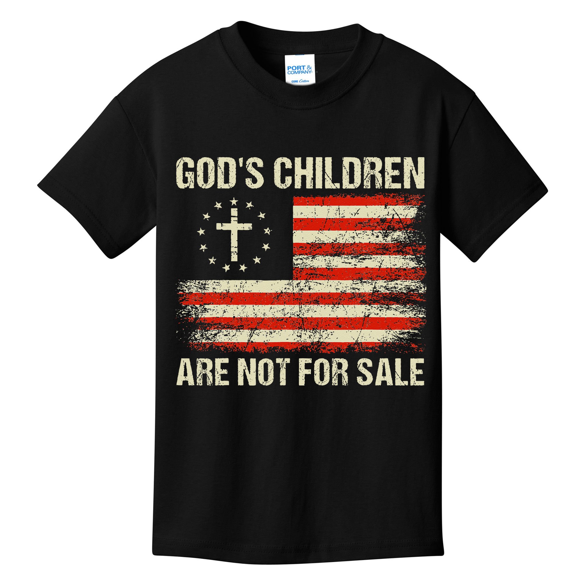 God's Children Are Not For Sale Funny Quote God's Children Kids T-Shirt