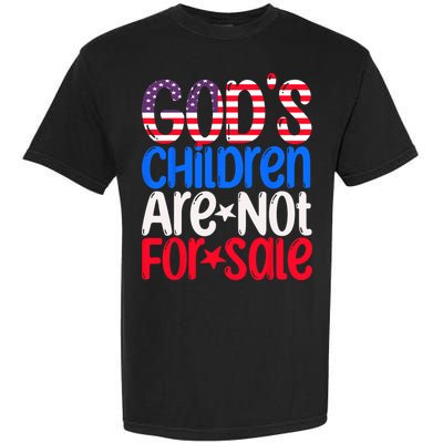 Gods Children Are Not For Sale Trendy Garment-Dyed Heavyweight T-Shirt