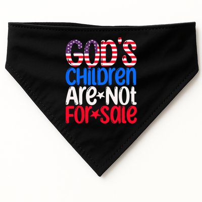 Gods Children Are Not For Sale Trendy USA-Made Doggie Bandana