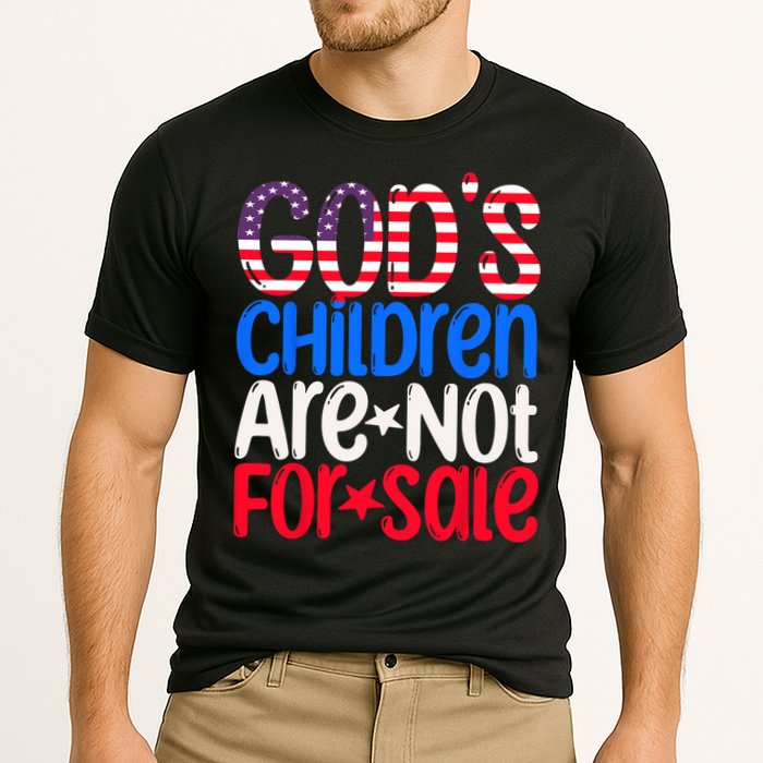 Gods Children Are Not For Sale Trendy Cooling Performance Crew T-Shirt