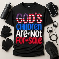 Gods Children Are Not For Sale Trendy Cooling Performance Crew T-Shirt