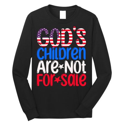 Gods Children Are Not For Sale Trendy Long Sleeve Shirt
