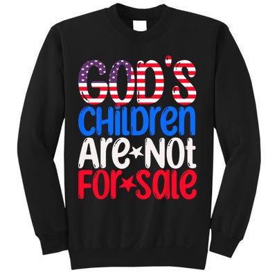 Gods Children Are Not For Sale Trendy Sweatshirt