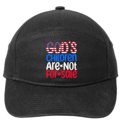 Gods Children Are Not For Sale Trendy 7-Panel Snapback Hat