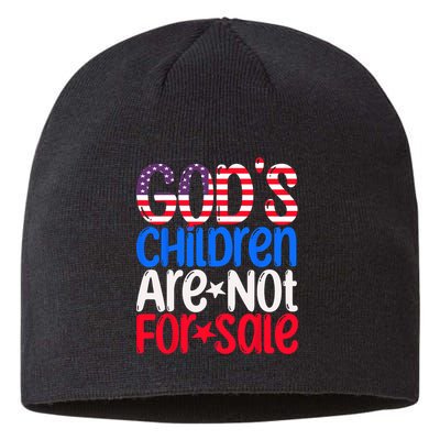 Gods Children Are Not For Sale Trendy Sustainable Beanie