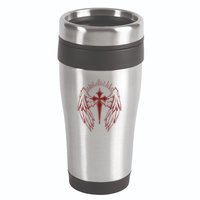 Gothic Cross And Wings Goth Egirl Eboy Emo Alt 16oz Travel Tumbler