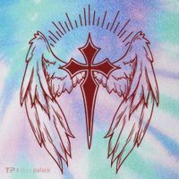 Gothic Cross And Wings Goth Egirl Eboy Emo Alt Legacy Tie Dye Trucker Hat