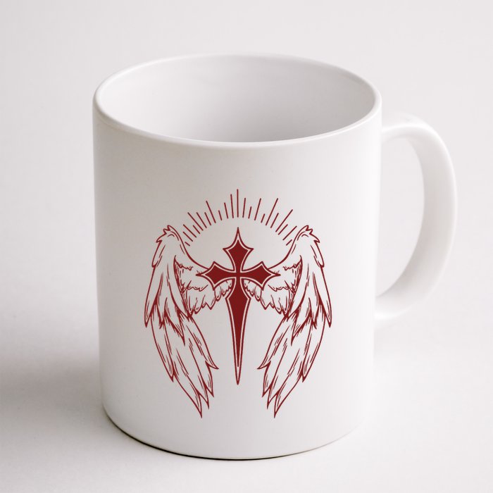 Gothic Cross And Wings Goth Egirl Eboy Emo Alt Mug