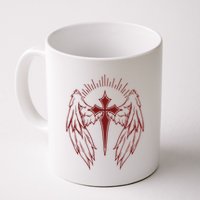 Gothic Cross And Wings Goth Egirl Eboy Emo Alt Mug