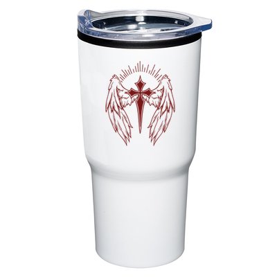 Gothic Cross And Wings Goth Egirl Eboy Emo Alt Tumbler