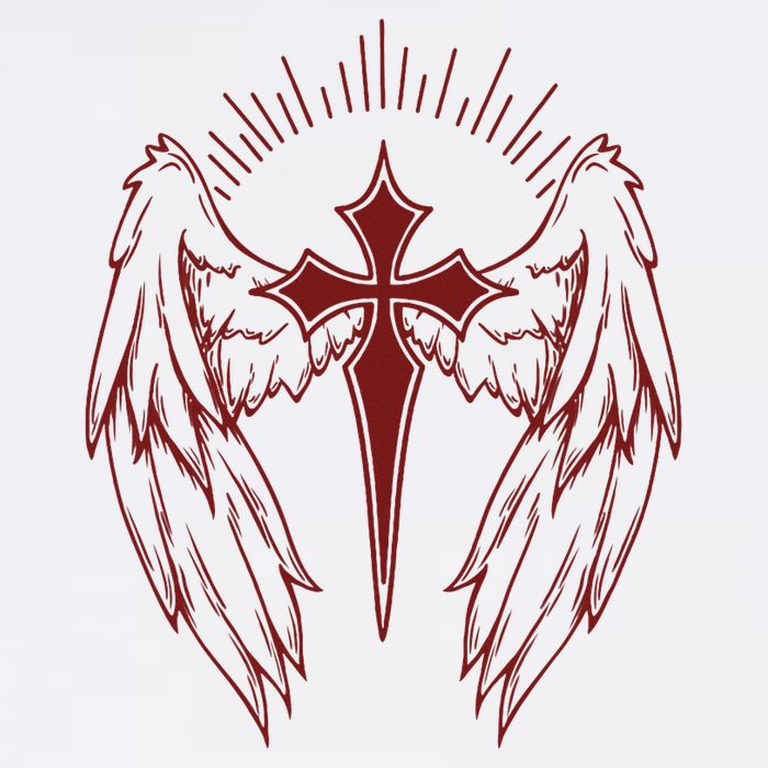 Gothic Cross And Wings Goth Egirl Eboy Emo Alt Toddler T-Shirt