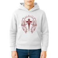 Gothic Cross And Wings Goth Egirl Eboy Emo Alt Kids Hoodie