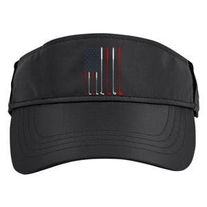 Golf Clubs American Flag Adult Drive Performance Visor