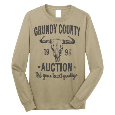 Grundy County Auction Vintage Inspired Concert Long Sleeve Shirt