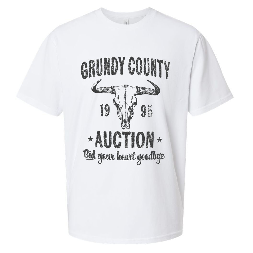 Grundy County Auction Vintage Inspired Concert Sueded Cloud Jersey T-Shirt