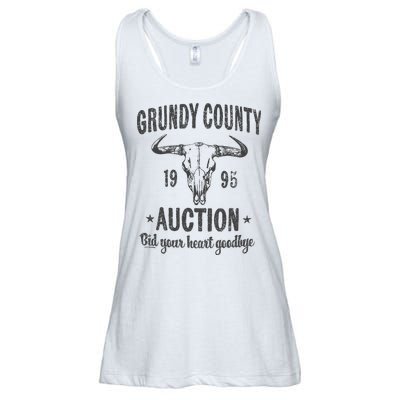 Grundy County Auction Vintage Inspired Concert Ladies Essential Flowy Tank