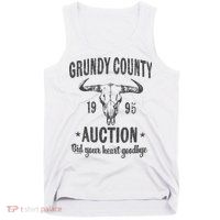 Grundy County Auction Vintage Inspired Concert Tank Top