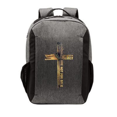Gods Children Are Not For Sale Embracing Sound Of Freedom Vector Backpack