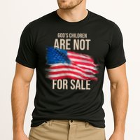 Gods Children Are Not For Sale Usa Flag Cooling Performance Crew T-Shirt