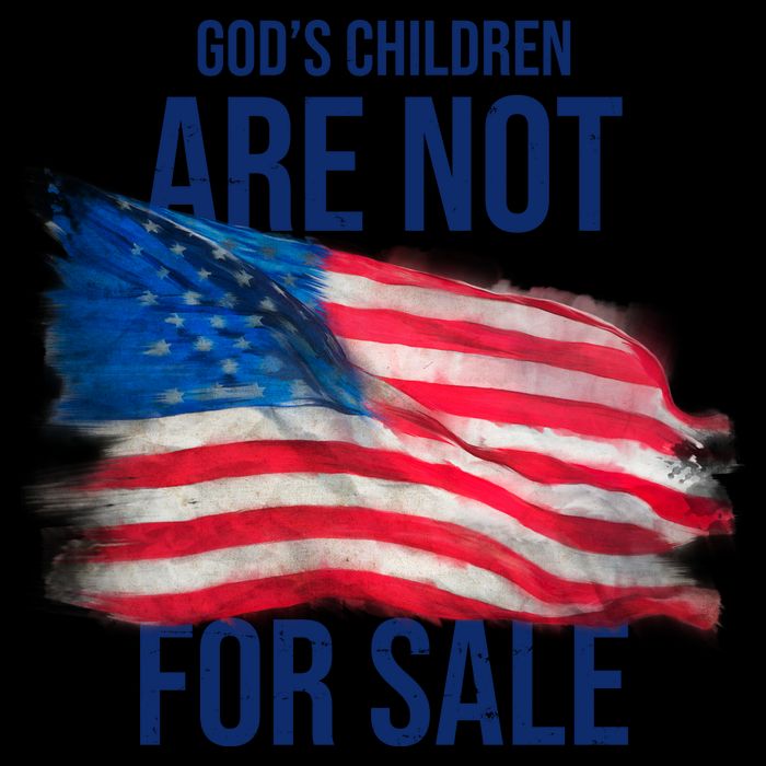 Gods Children Are Not For Sale Usa Flag Mug