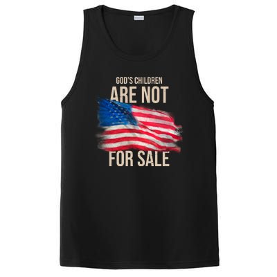 Gods Children Are Not For Sale Usa Flag PosiCharge Competitor Tank