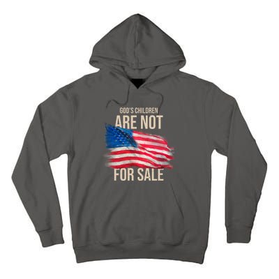 Gods Children Are Not For Sale Usa Flag Tall Hoodie