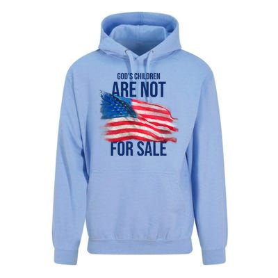 Gods Children Are Not For Sale Usa Flag Unisex Surf Hoodie