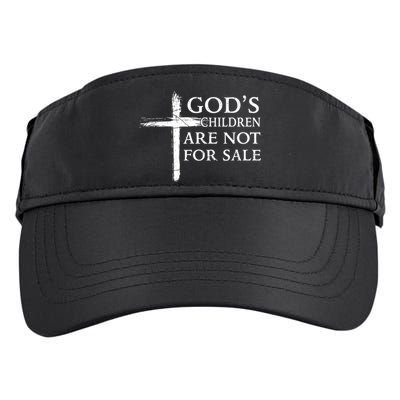 Gods Children Are Not For Sale Cross Christian Adult Drive Performance Visor