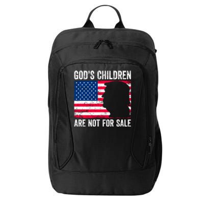 Gods Children Are Not For Sale Trump. City Backpack