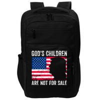 Gods Children Are Not For Sale Trump. Impact Tech Backpack