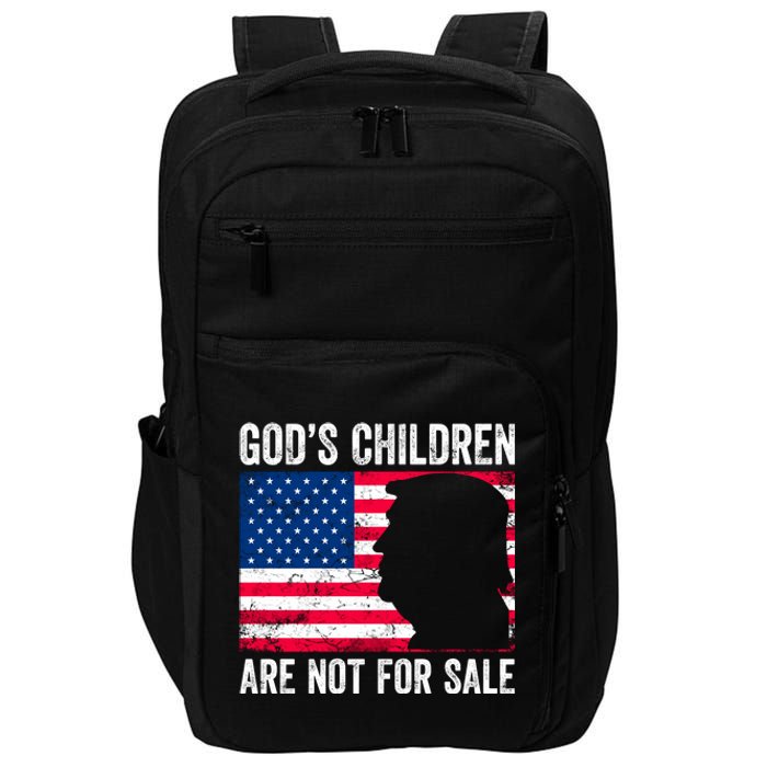 Gods Children Are Not For Sale Trump. Impact Tech Backpack