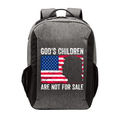 Gods Children Are Not For Sale Trump. Vector Backpack