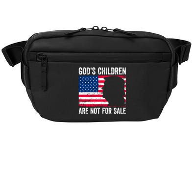 Gods Children Are Not For Sale Trump. Crossbody Pack