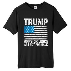 Gods Children Are Not For Sale Trump. Tall Fusion ChromaSoft Performance T-Shirt