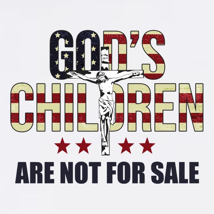 Gods Children Are Not For Sale Cross Usa Cool Comfort Performance Bucket Hat