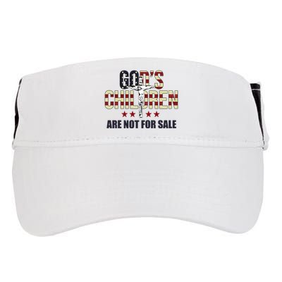 Gods Children Are Not For Sale Cross Usa Adult Drive Performance Visor