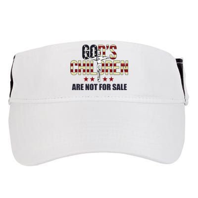 Gods Children Are Not For Sale Cross Usa Adult Drive Performance Visor