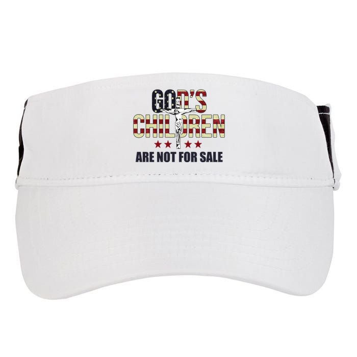 Gods Children Are Not For Sale Cross Usa Adult Drive Performance Visor