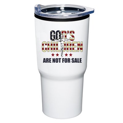 Gods Children Are Not For Sale Cross Usa Tumbler