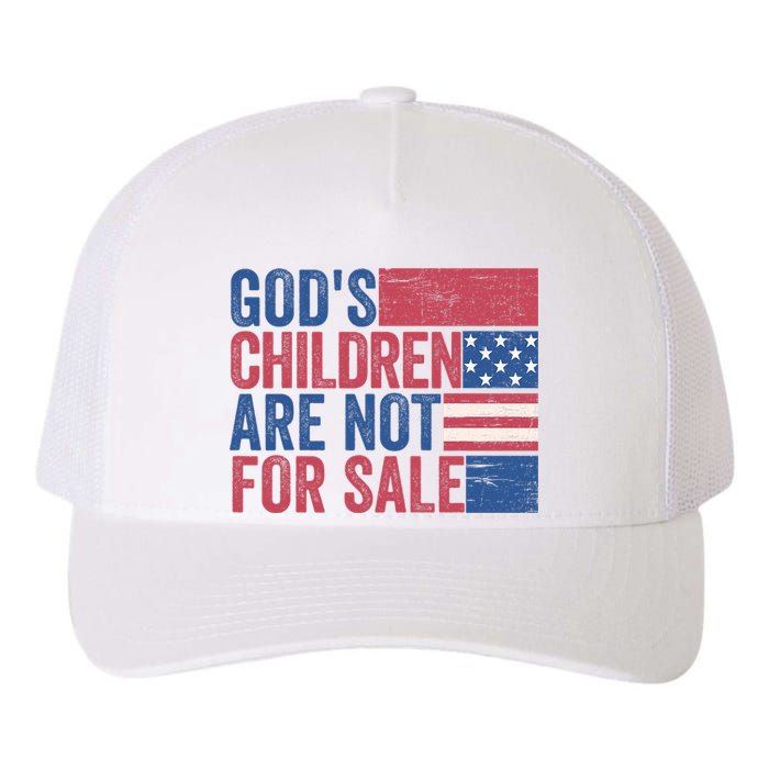 Gods Children Are Not For Sale Funny Quote Gods Children Yupoong Adult 5-Panel Trucker Hat