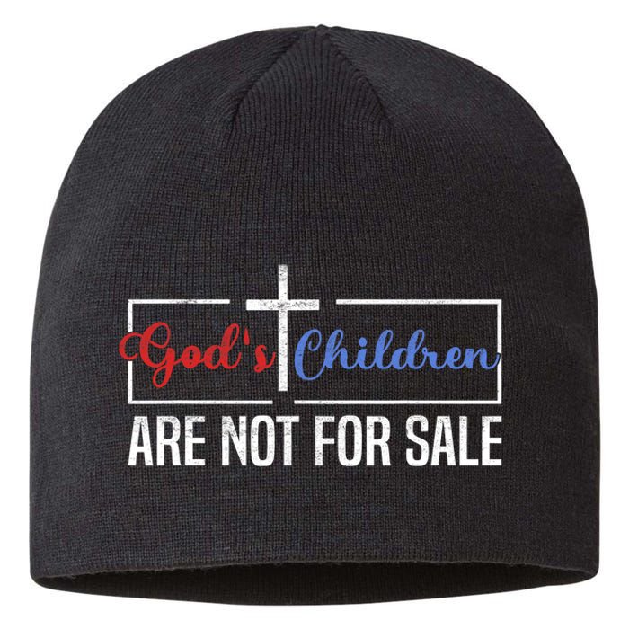 Gods Children Are Not For Sale Christian Sustainable Beanie