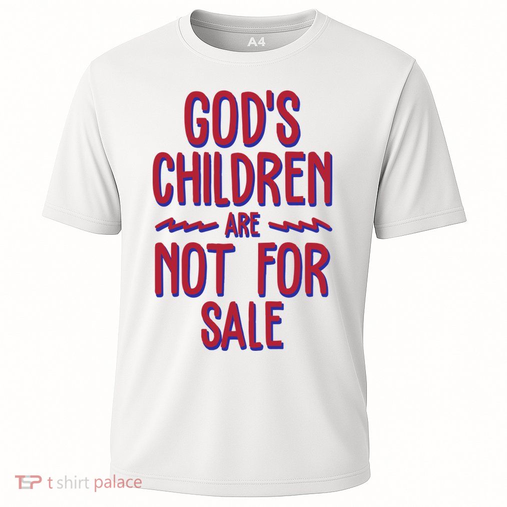 Gods Children Are Not For Sale Awareness Cooling Performance Crew T-Shirt