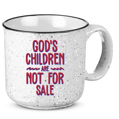 Gods Children Are Not For Sale Awareness 15oz Campfire Ceramic Mug