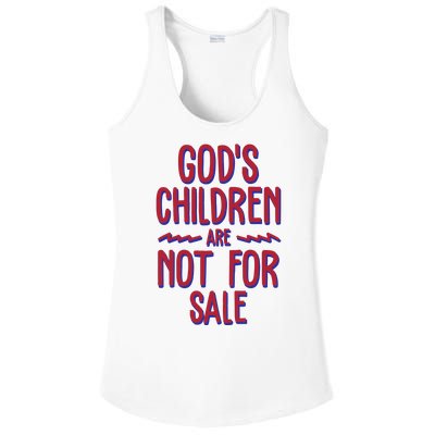 Gods Children Are Not For Sale Awareness Ladies PosiCharge Competitor Racerback Tank