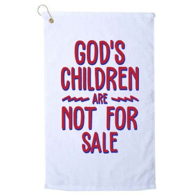 Gods Children Are Not For Sale Awareness Golf Towel